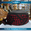 Peci Batik Poleng Merah Hitam - Gambar 3